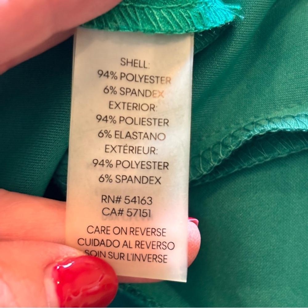Calvin Klein Scuba Crepe Short Petal Sleeve Crew Neck Sheath Dress, size 10 - Picture 8 of 16
